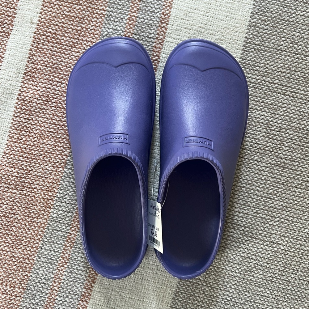 EUC Purple Hunter Rainboot Clogs Size EU 39
